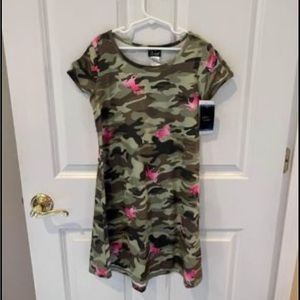 NWT- Pink & Violet Girls Dress Size 10/12